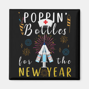 Pn Bottles For The New Year Nurse Magnet