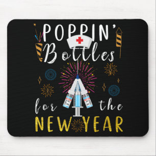Pn Bottles For The New Year Nurse  Mouse Pad