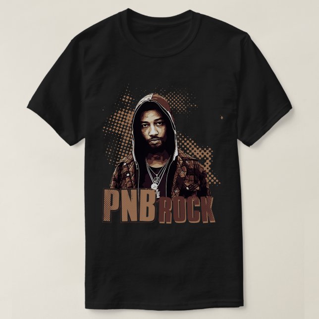 PnB Rock Hip hop T-Shirt (Design Front)