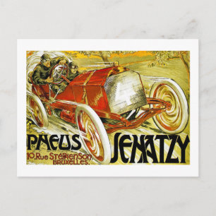 Pneus Tires, Senatzy Grand Prix Bruxelles Postcard