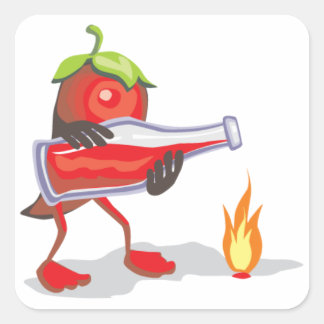 png_CincoDeMayo-015  Mayo mexican mexico chili hot Square Sticker
