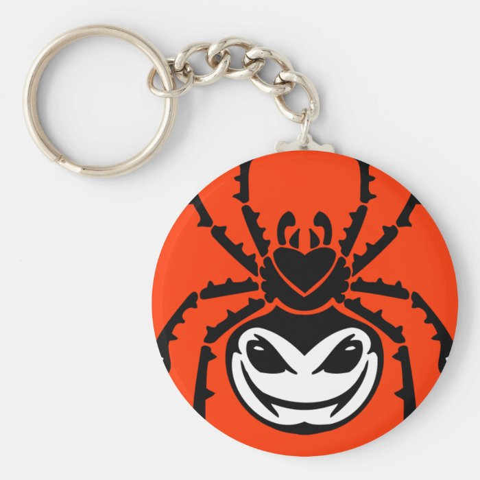 png_spiders_tattoo_006 SCARY SPIDER tribal vector Keychain