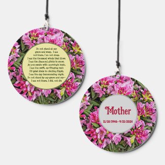 PNK FLORAL CUSTOMIZABLE  MEMORIAL 