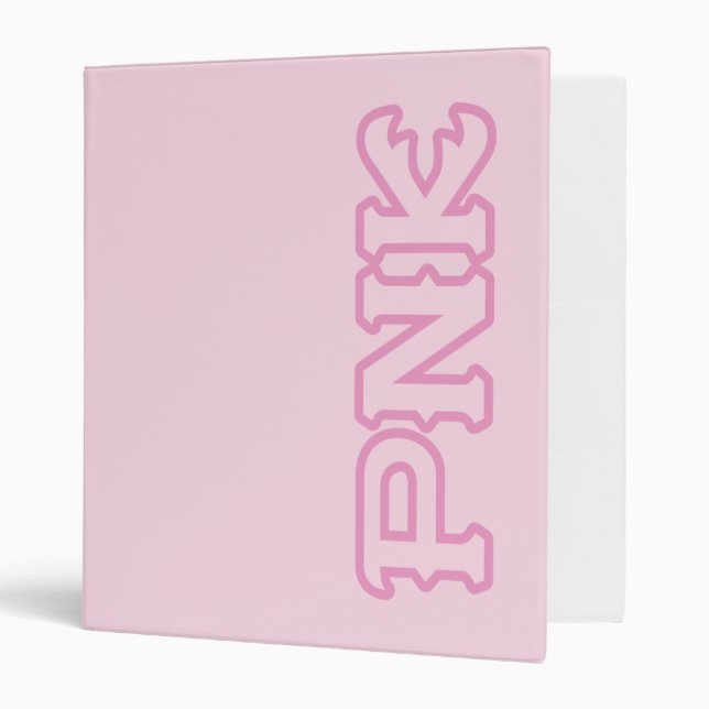 PNK Logo 3 Ring Binder (Front/Inside)
