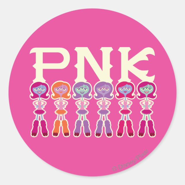 PNK - Scare Students Classic Round Sticker (Front)