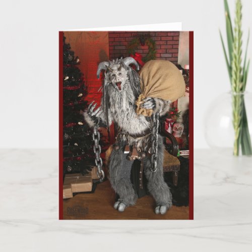 PNW Krampus Folded Holiday Card