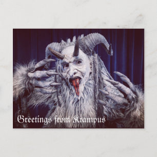 PNW Krampus Postcard