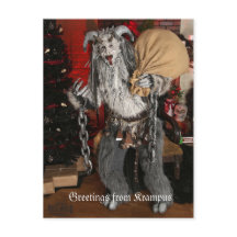 PNW Krampus Postcard