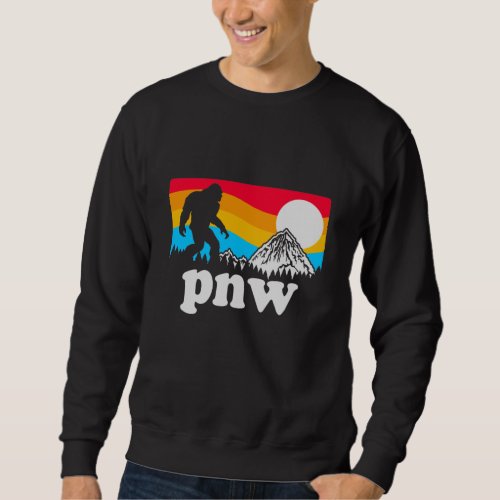 PNW Pacific Northwest Bigfoot Sweatshirt