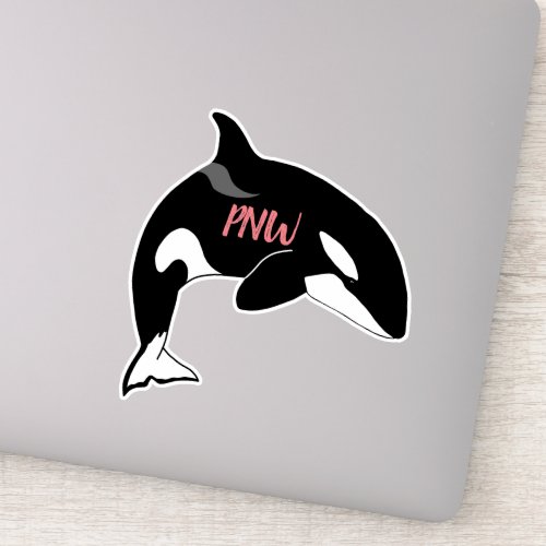 PNW Pacific Northwest Killer Whale Orca  Sticker