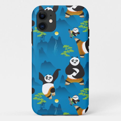 Po and Bao Blue Pattern iPhone 11 Case