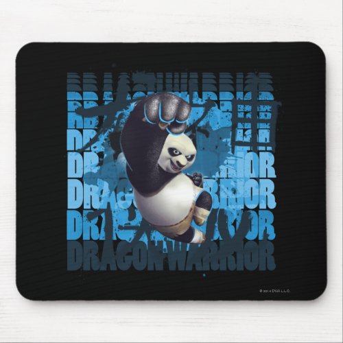 Po Dragon Warrior Mouse Pad