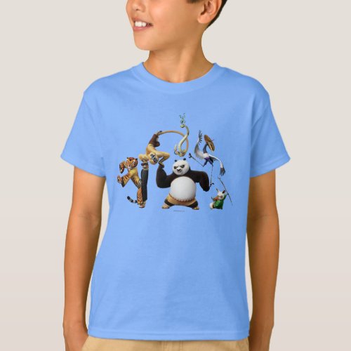 Po Ping and the Furious Five T_Shirt