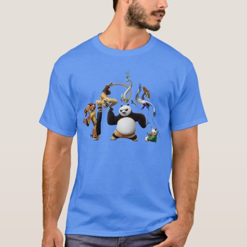 Po Ping and the Furious Five T_Shirt