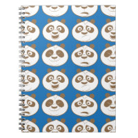 Po Ping Blue Pattern Notebook