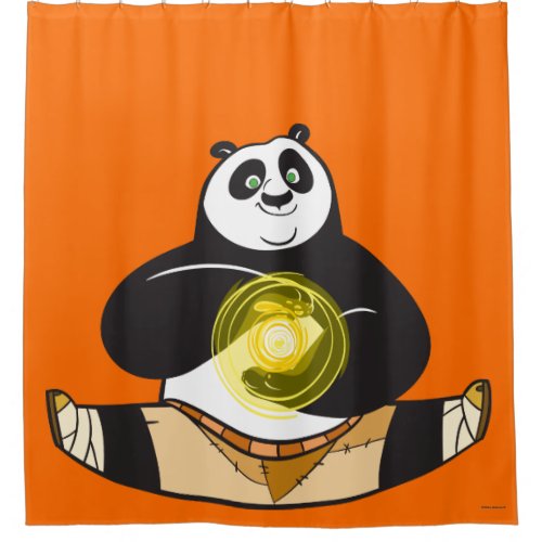 Po Ping Doing the Splits Shower Curtain