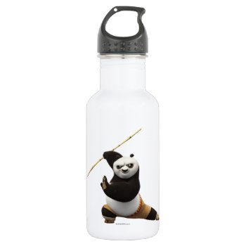 Po Ping Dragon Warrior Stainless Steel Water Bottle by kungfupanda at Zazzle
