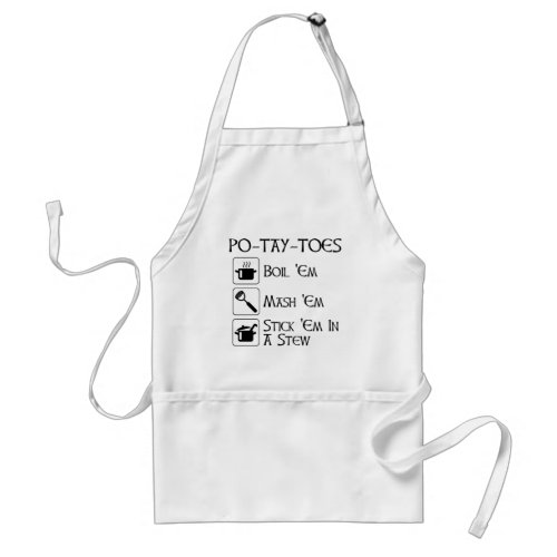 Po_Tay_Toes Adult Apron