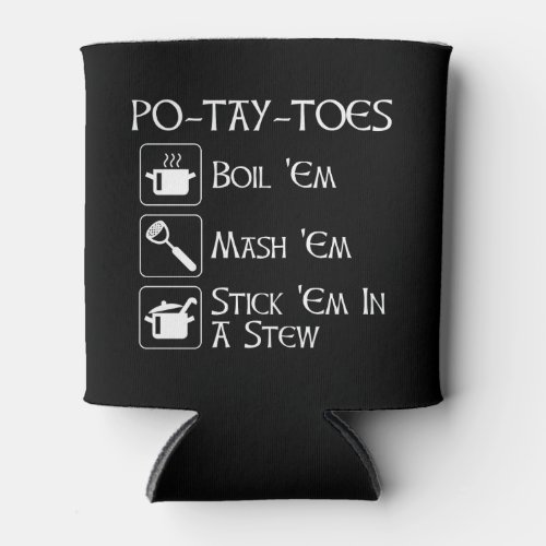 Po_Tay_Toes Can Cooler