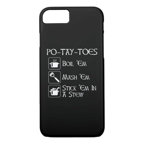 Po_Tay_Toes iPhone 87 Case