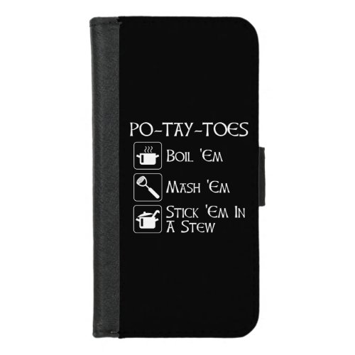 Po_Tay_Toes iPhone 87 Wallet Case