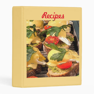 Poached Eggs with Avocado on Toast Mini Binder