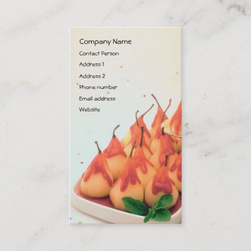 Poached Pears Profile Card