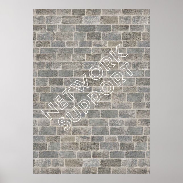 Poater Network support Poster (Front)