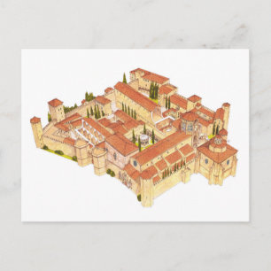 Poblet Monastery. Catalonia Spain Postcard