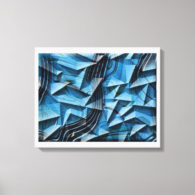 Poblo Picaso Loves It Cubism by Charles Meade 2015 Canvas Print (Front)