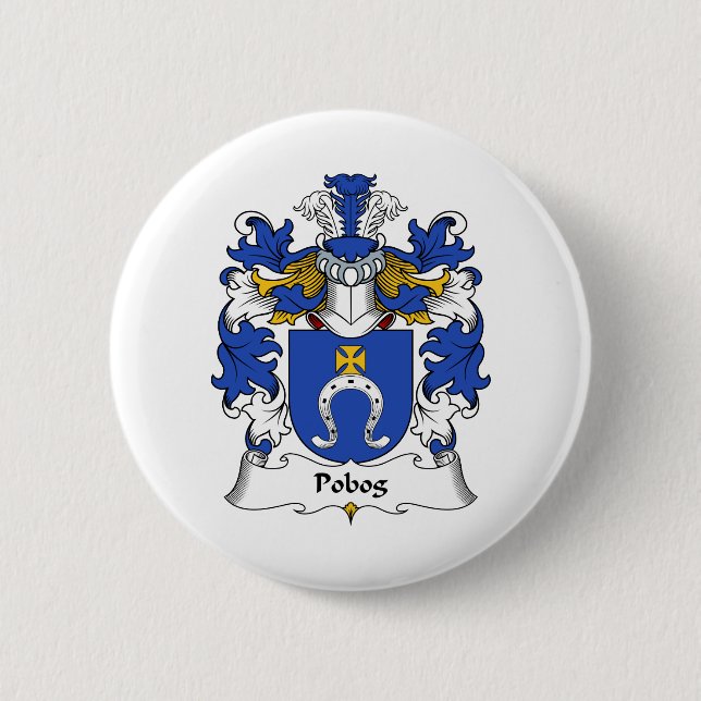 Pobog Family Crest Button (Front)