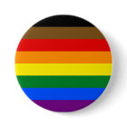 POC Inclusive LGBTQ+ Pride Button
