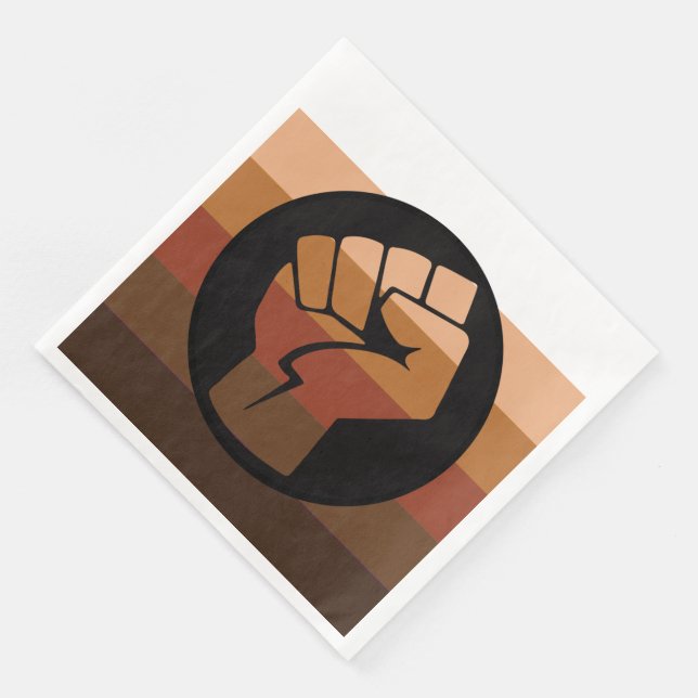 POC Pride Flag Paper Dinner Napkins (Corner)