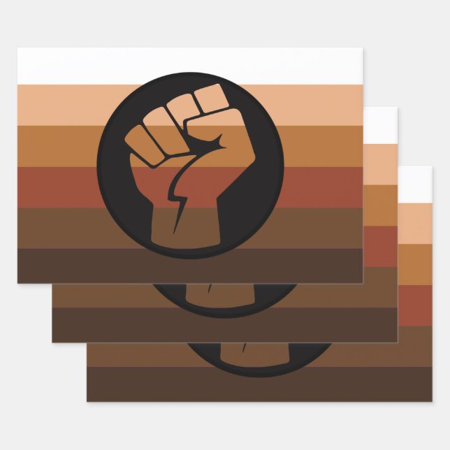 POC Pride Flag Wrapping Paper Sheets (Set)