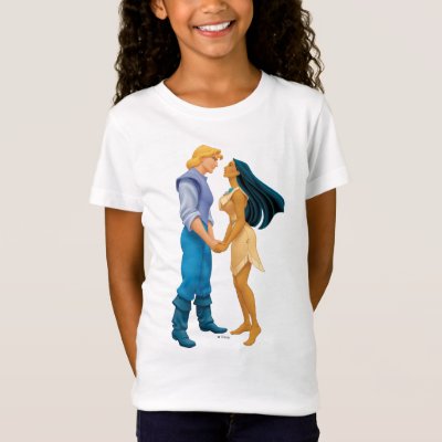 Pocahontas and John Smith Holding Hands T-Shirt