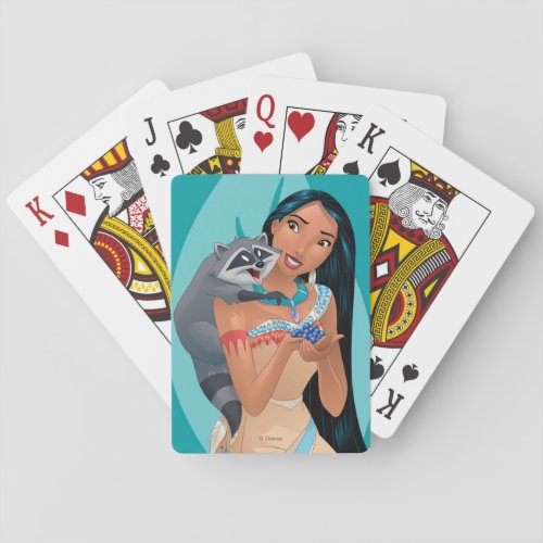 Pocahontas and Meeko Poker Cards