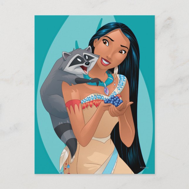 Pocahontas and Meeko Postcard (Front)