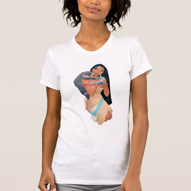 Pocahontas and Meeko T-Shirt | Zazzle.com