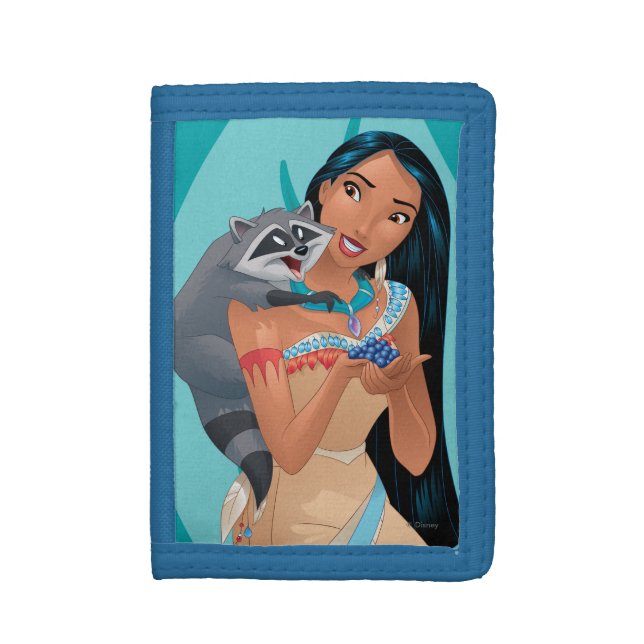 Pocahontas and Meeko Tri-fold Wallet (Front Vertical)