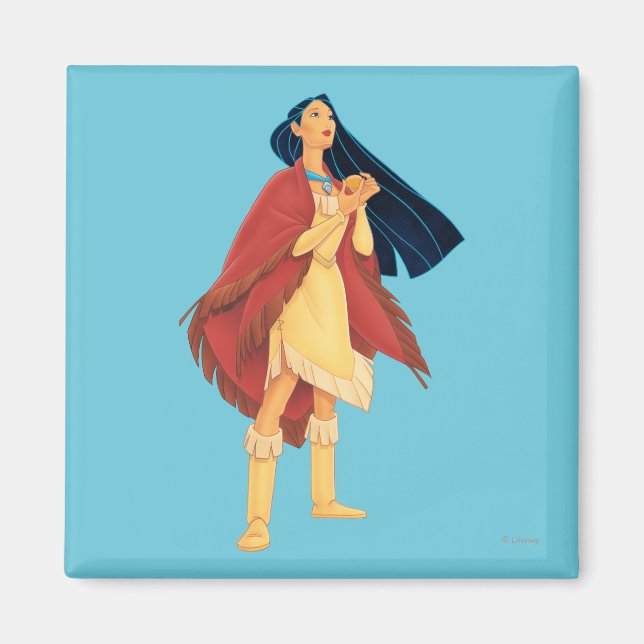 Pocahontas Cape Magnet (Front)