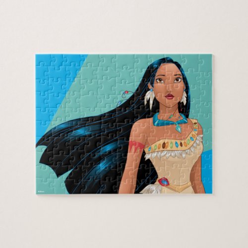 Pocahontas Closeup Jigsaw Puzzle
