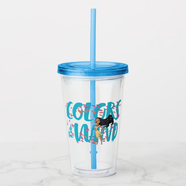 Pocahontas | Colors of the Wind Acrylic Tumbler (Front)