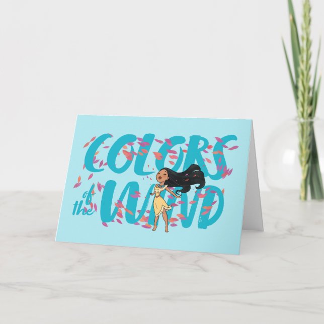 Pocahontas | Colors of the Wind Card (Front)