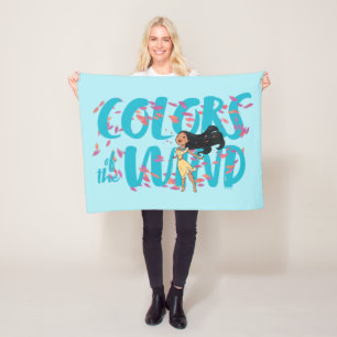Pocahontas Colors of the Wind Fleece Blanket