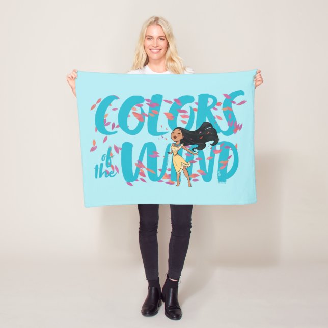 Pocahontas | Colors of the Wind Fleece Blanket (In Situ)