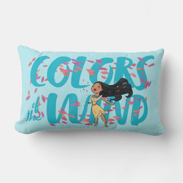 Pocahontas | Colors of the Wind Lumbar Pillow (Front)