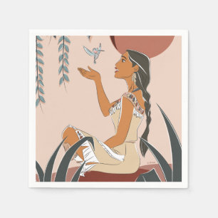 Pocahontas & Flit Captured Moment Napkins