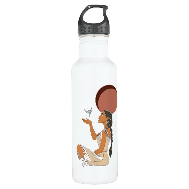 Pocahontas & Flit Captured Moment Stainless Steel Water Bottle (Front)