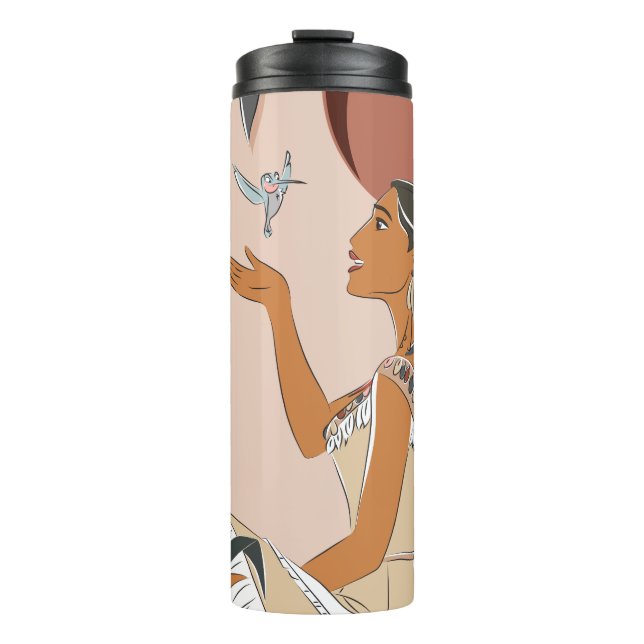 Pocahontas & Flit Captured Moment Thermal Tumbler (Front)
