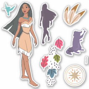 Pocahontas Icons Sticker